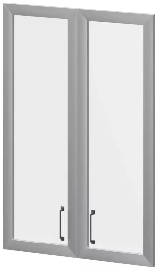 Комплект стеклянных дверей в раме