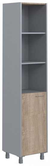 Шкаф колонка с глухой малой дверью