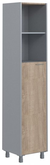 Шкаф колонка с глухой средней дверью