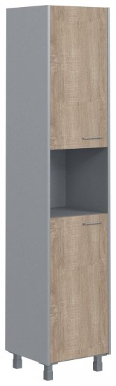 Шкаф с комплектом глухих малых дверей