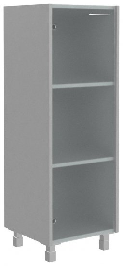 Шкаф колонка со стеклянной дверью