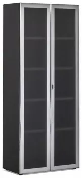 Шкаф для бумаг стекл двери