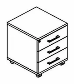 Тумба подкатная