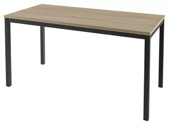 Стол на металлокаркасе без заглушек