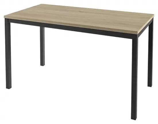 Стол на металлокаркасе без заглушек