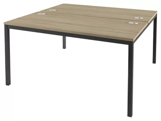 Стол тандем на металлокаркасе