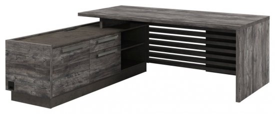 Стол левый с блоком розеток