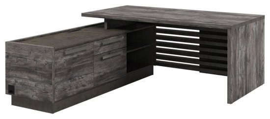 Стол левый с блоком розеток