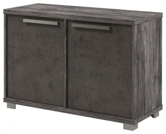 Шкаф низкий двухсекционный