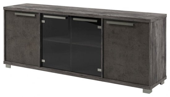 Шкаф низкий четырехсекционный