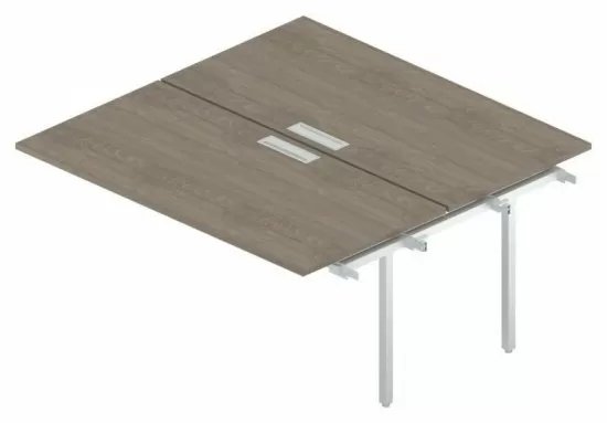 Промежуточный сдвоенный стол с люками