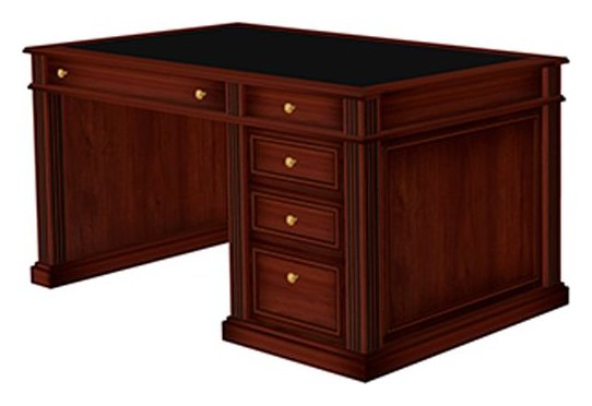 Стол рабочий однотумбовый правый