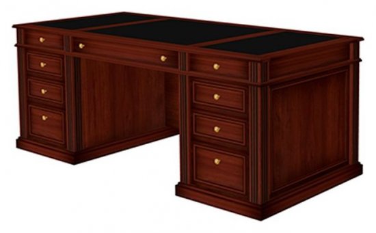 Стол рабочий двухтумбовый