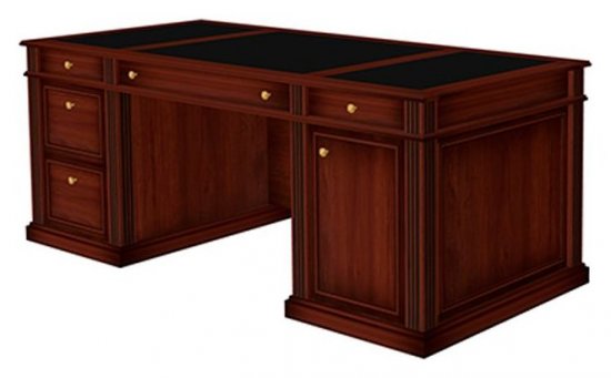 Стол рабочий двухтумбовый