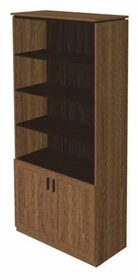 Стеллаж высокий с дверьми