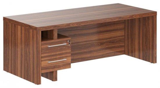 Стол руководителя с тумбой левый
