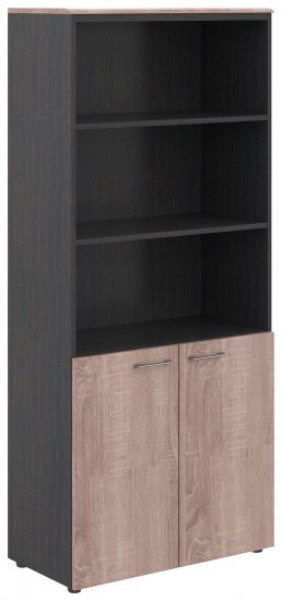 Шкаф с 1 комплектом глухих малых дверей и топом