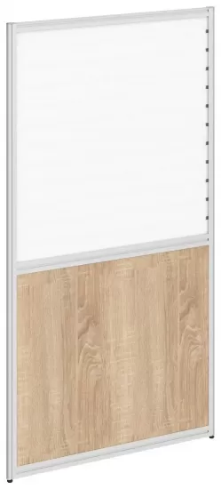 Перегородка комбинированная