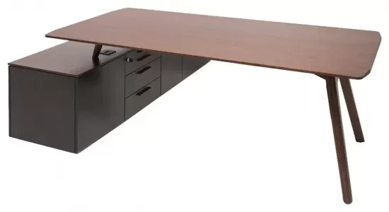 Стол письменный на опорной тумбе