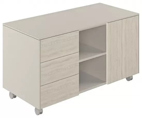 Тумба мобильная 3-х секционная