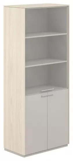 Шкаф высокий со стеклом прозр.