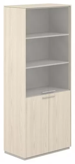 Шкаф высокий со стеклом прозр.