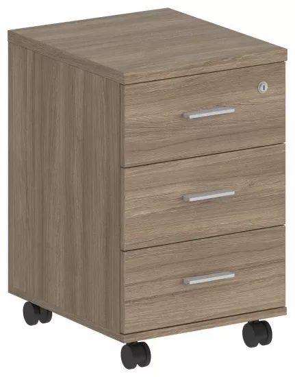 Тумба мобильная с 3 ящ. и центральным замком