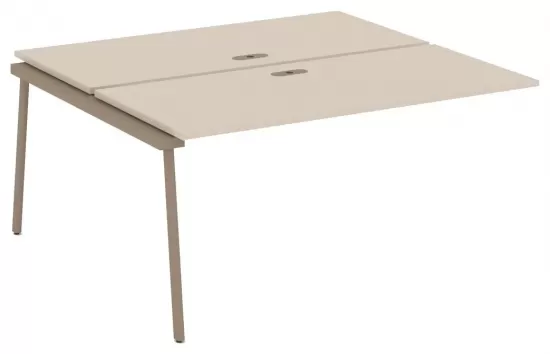 Двойной элемент рабочей станции с лючком на плоскоовальной трубе