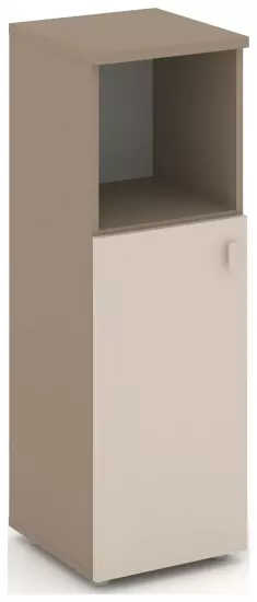 Шкаф средний узкий левый (1 низкий фасад ЛДСП)