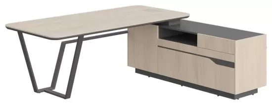 Стол с большой тумбой правый