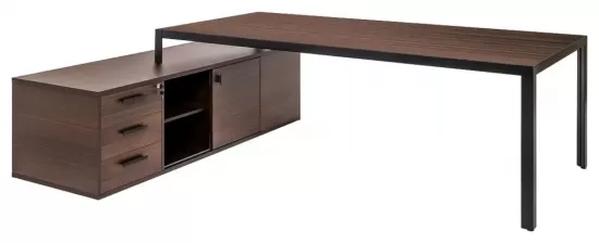 Стол письменный на опорной тумбе