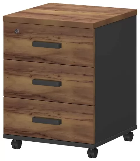 Тумба подкатная с центральным замком