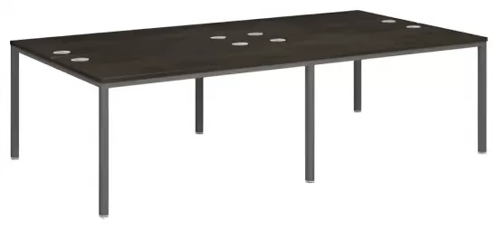 Бенч-система на 4 рабочих места на металлокаркасе