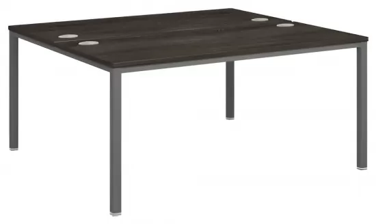 Стол-тандем на металлокаркасе