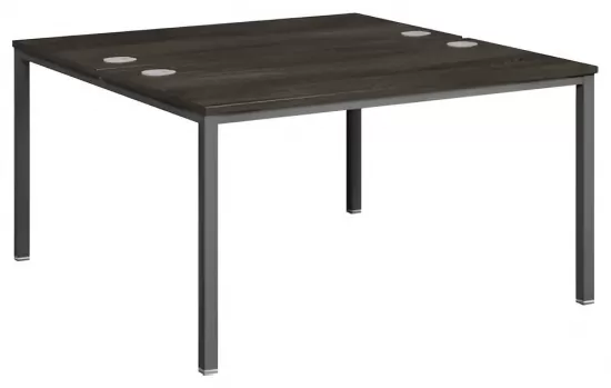 Стол-тандем на металлокаркасе