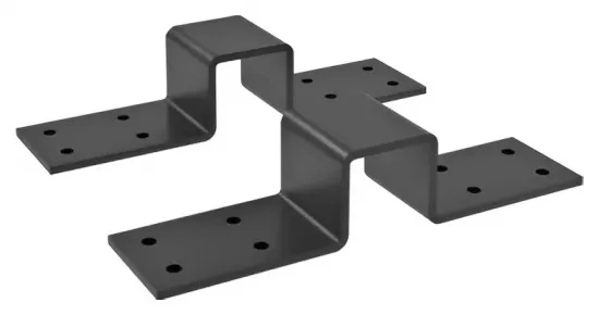 Комплект креплений приставки к столам на металлокаркасе