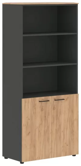 Шкаф с 1 комплектом глухих малых дверей