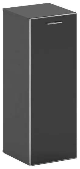 Шкаф узкий средний левый со стеклом