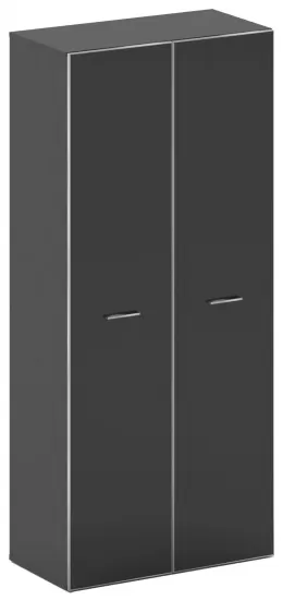 Шкаф широкий со стеклом