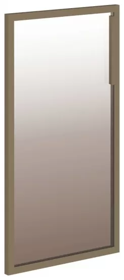 Дверь стеклянная в раме левая