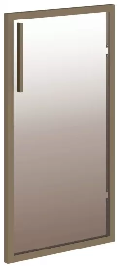 Дверь стеклянная в раме правая