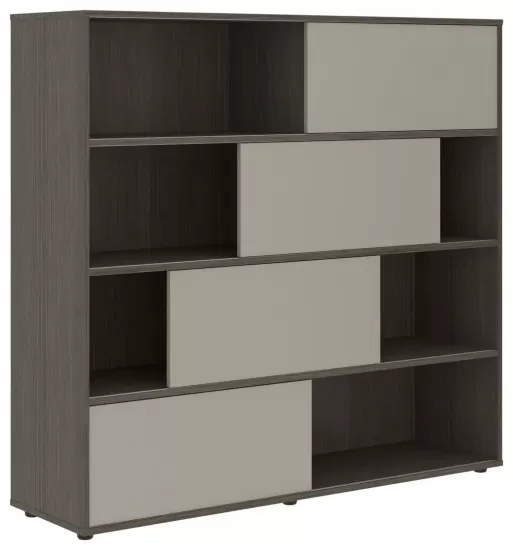 Стеллаж со слайд-дверьми