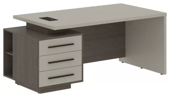 Стол руководителя с тумбой левый