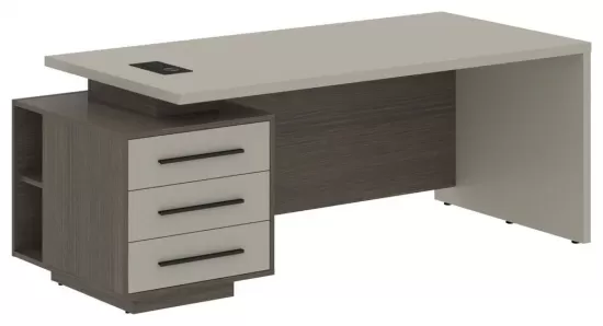 Стол руководителя с тумбой левый