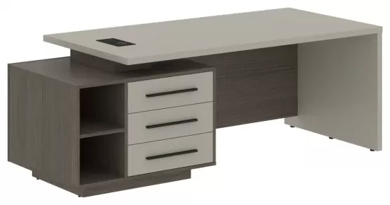Стол руководителя с тумбой левый