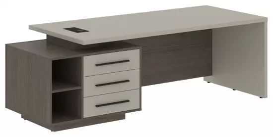 Стол руководителя с тумбой левый