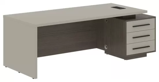 Стол руководителя с тумбой правый