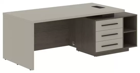 Стол руководителя с тумбой правый