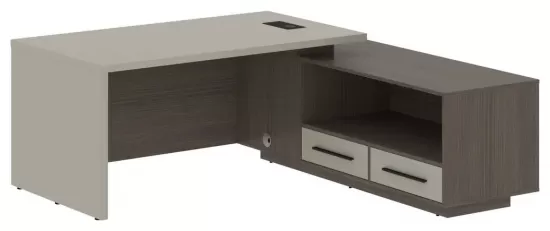 Стол руководителя с тумбой правый