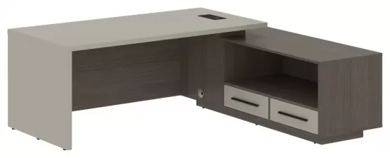 Стол руководителя с тумбой правый